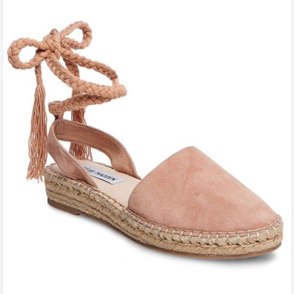 steve madden mesa espadrille lace up sandals